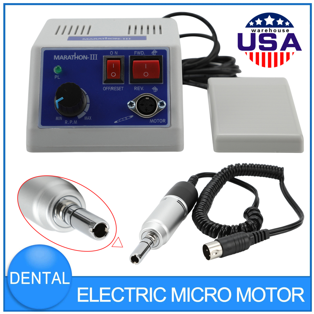 6 sets (Dental Lab Marathon Electric Micromotor Polishing Unit + 35K rpm E-type Handpiece) 220V