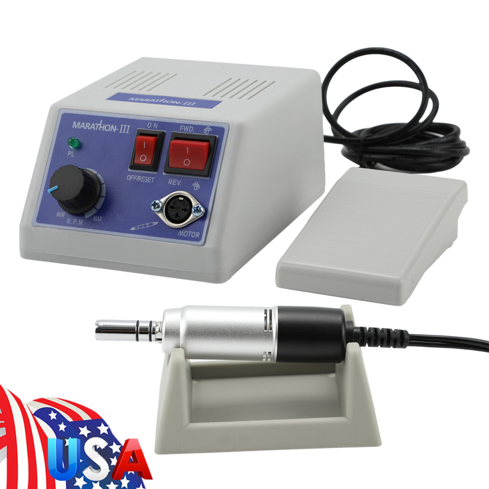 6 sets (Dental Lab Marathon Electric Micromotor Polishing Unit + 35K rpm E-type Handpiece) 220V