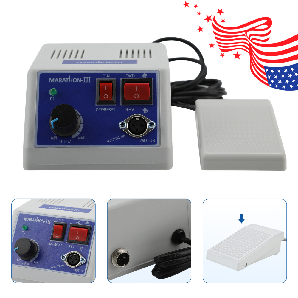 Dental Lab Marathon Micromotor Polisher Machine N3/E-type handpiece/straight handpiece/contra angle handpiece