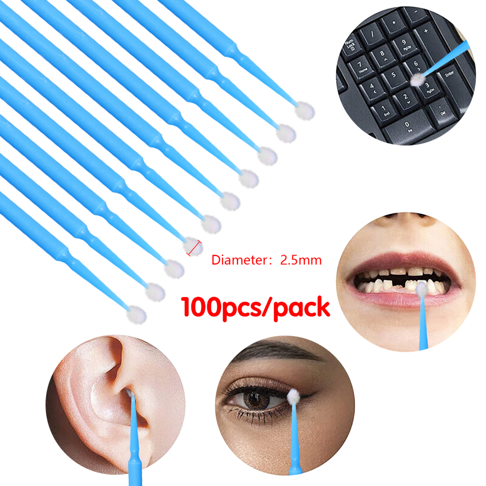 100pcs/pack Disposable Dental Micro Brushes Applicators Big/Regular/Fine/Super Fine