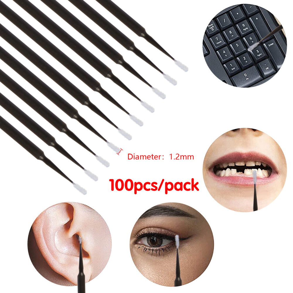 100pcs/pack Disposable Dental Micro Brushes Applicators Big/Regular/Fine/Super Fine