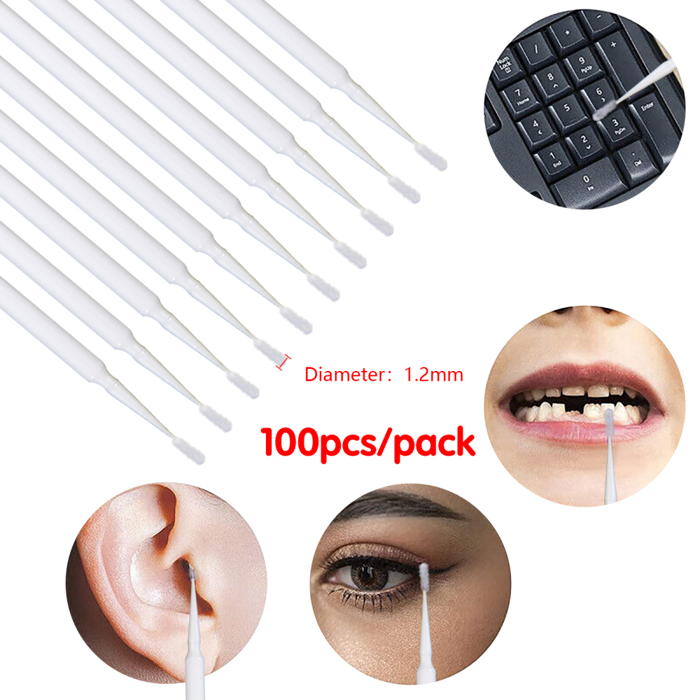 100pcs/pack Disposable Dental Micro Brushes Applicators Big/Regular/Fine/Super Fine