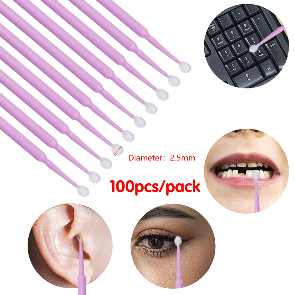 100pcs/pack Disposable Dental Micro Brushes Applicators Big/Regular/Fine/Super Fine