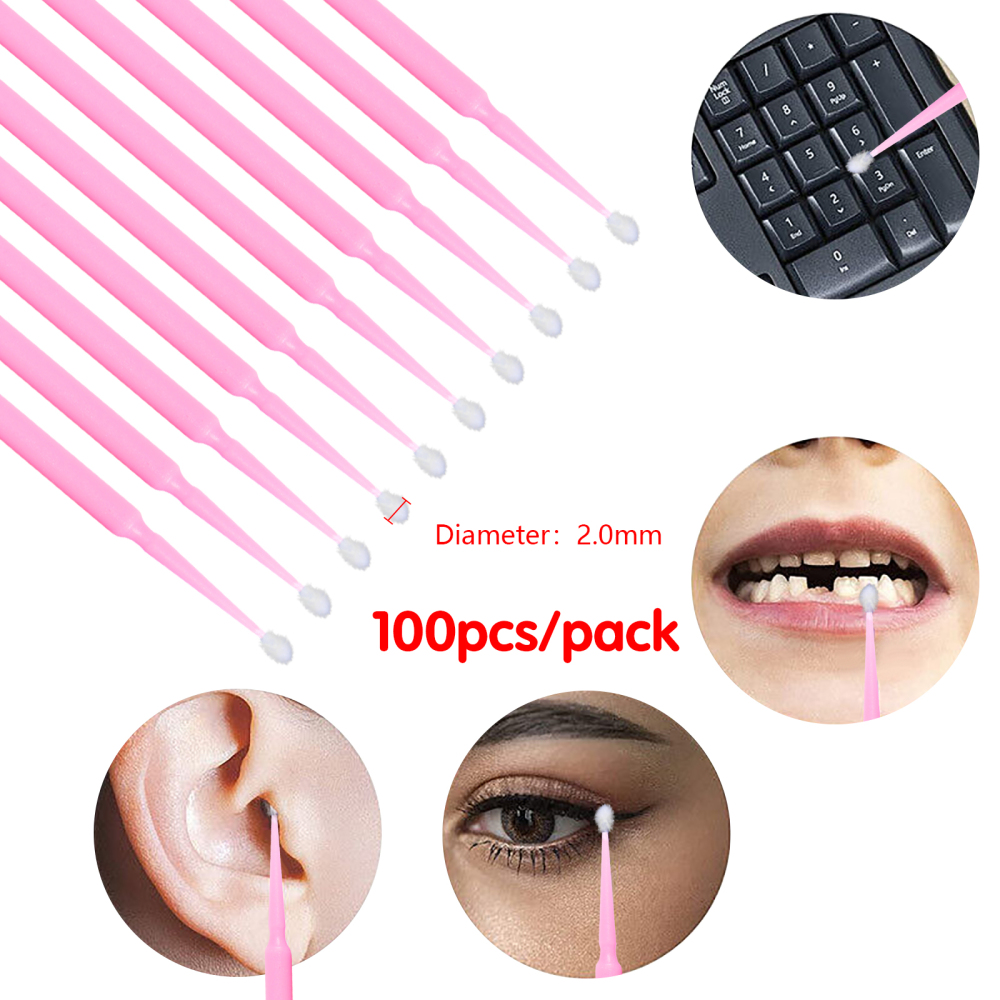 100pcs/pack Disposable Dental Micro Brushes Applicators Big/Regular/Fine/Super Fine