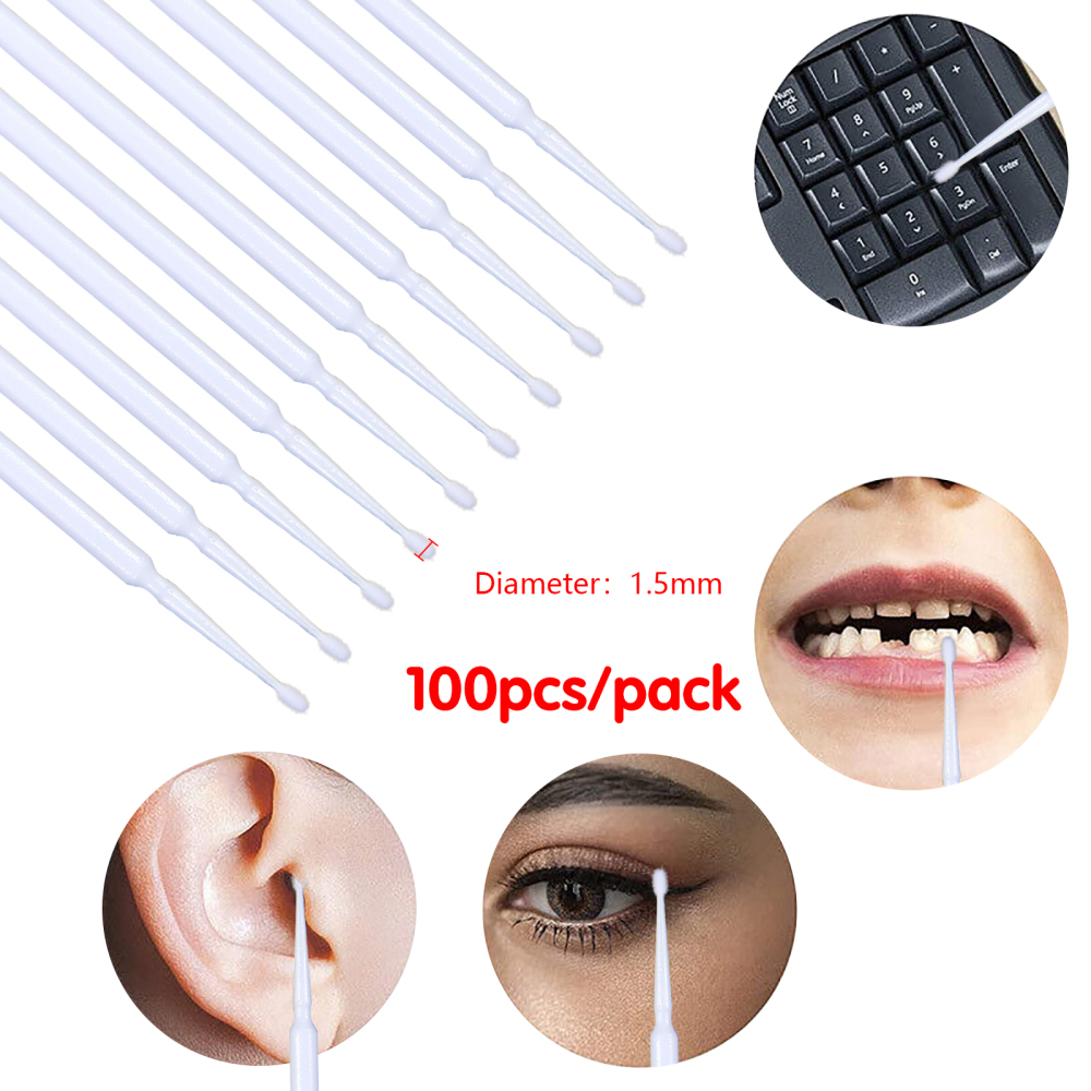 100pcs/pack Disposable Dental Micro Brushes Applicators Big/Regular/Fine/Super Fine