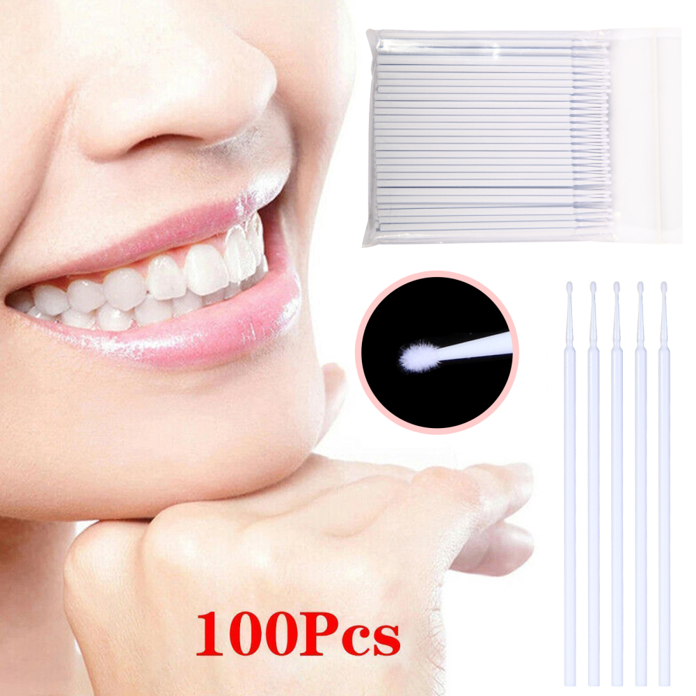 100pcs/pack Disposable Dental Micro Brushes Applicators