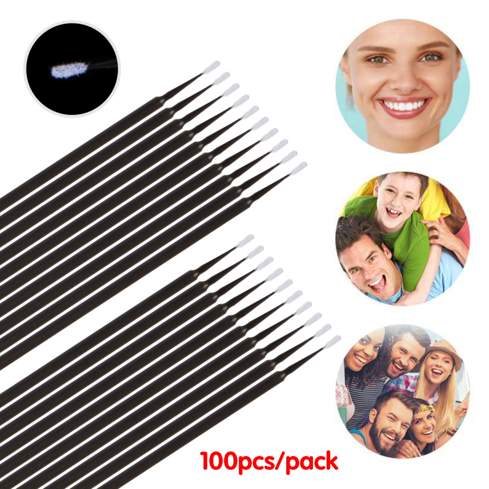 100pcs/pack Disposable Dental Micro Brushes Applicators