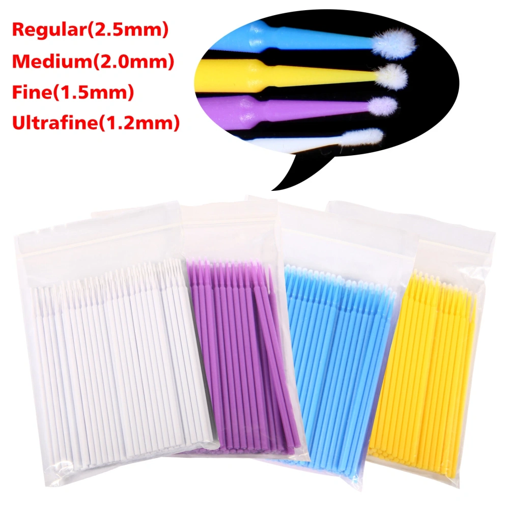 100pcs/pack Disposable Dental Micro Brushes Applicators