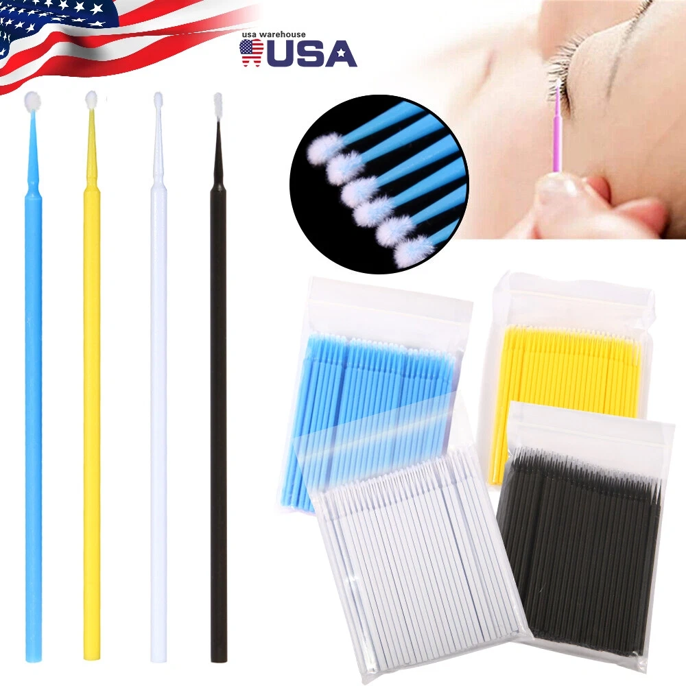 100pcs/pack Disposable Dental Micro Brushes Applicators