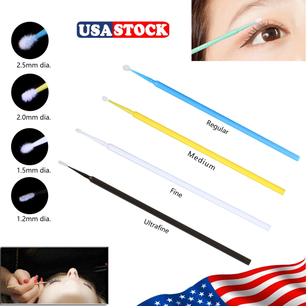 100pcs/pack Disposable Dental Micro Brushes Applicators