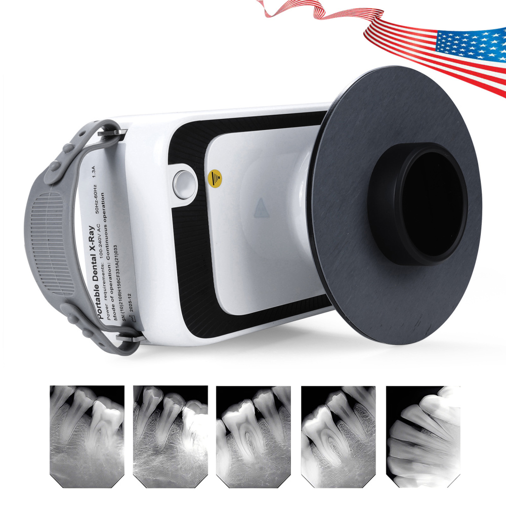 Dental X Ray Mobile Unit High Frequency Machine  / Digital Sensor Size 1.0 / 1.5