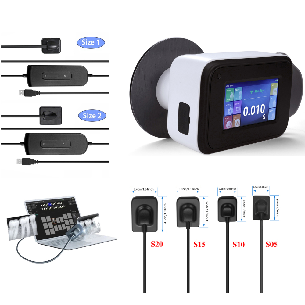 Dental X Ray Unit Digital Machine High Frequency Image System/Digital Ray Sensor Size 00/10/15/20