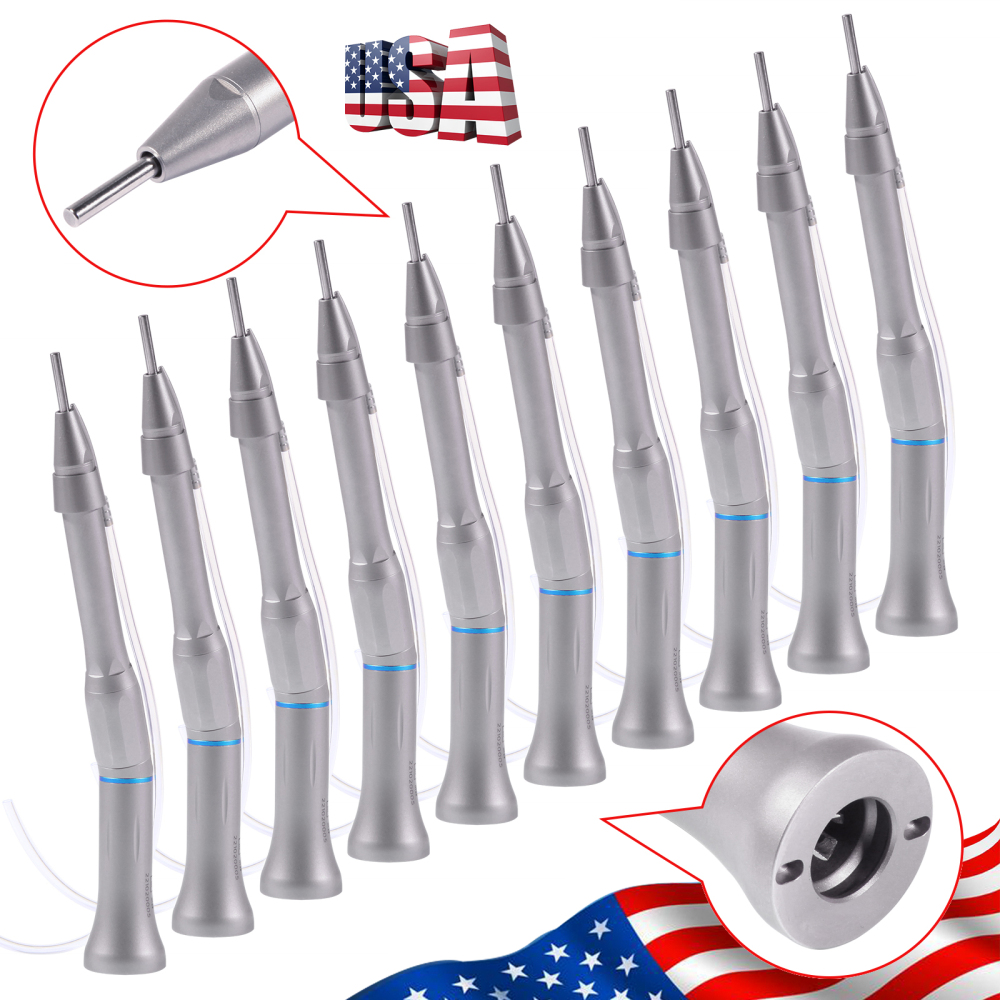 Dental surgical external 1:1 Low Speed Straight Handpiece 20° Angle/ NoseCone