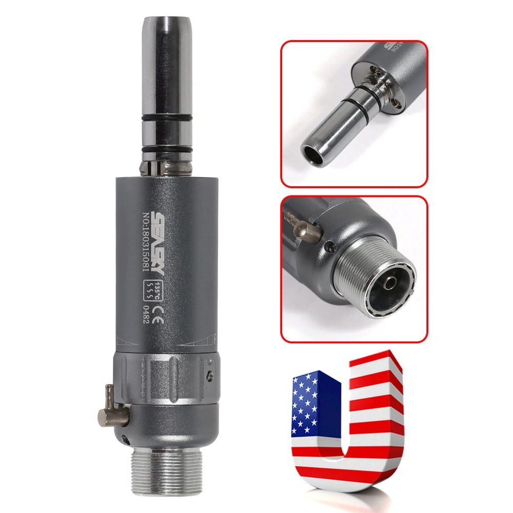 5x Dental Slow Low Speed latch type Contra Angle Handpiece/ Straight Handpiece/ air Motor 2Hole