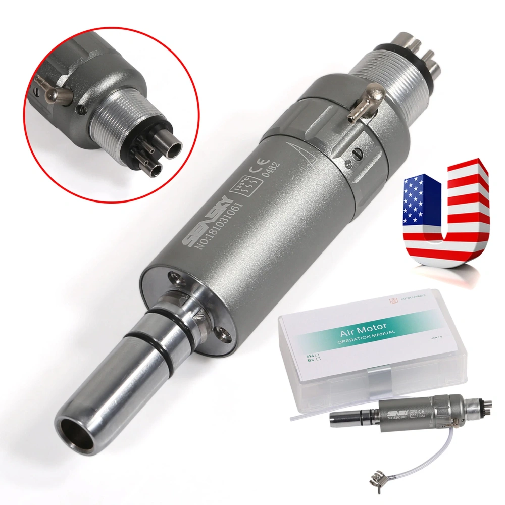 Dental Slow Low Speed latch type Contra Angle Handpiece/ Straight Handpiece/ air Motor 2/4Hole