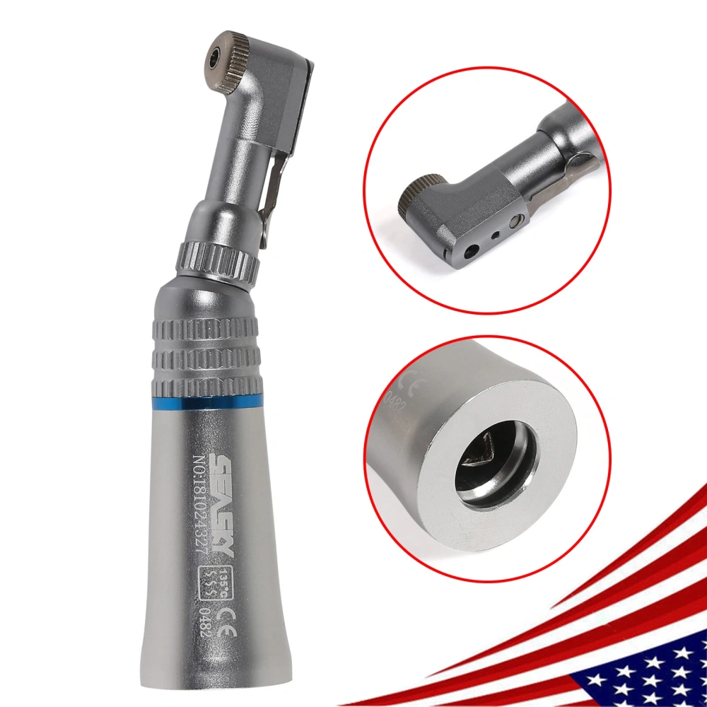 Dental Slow Low Speed latch type Contra Angle Handpiece Straight Handpiece air Motor 2/4Hole