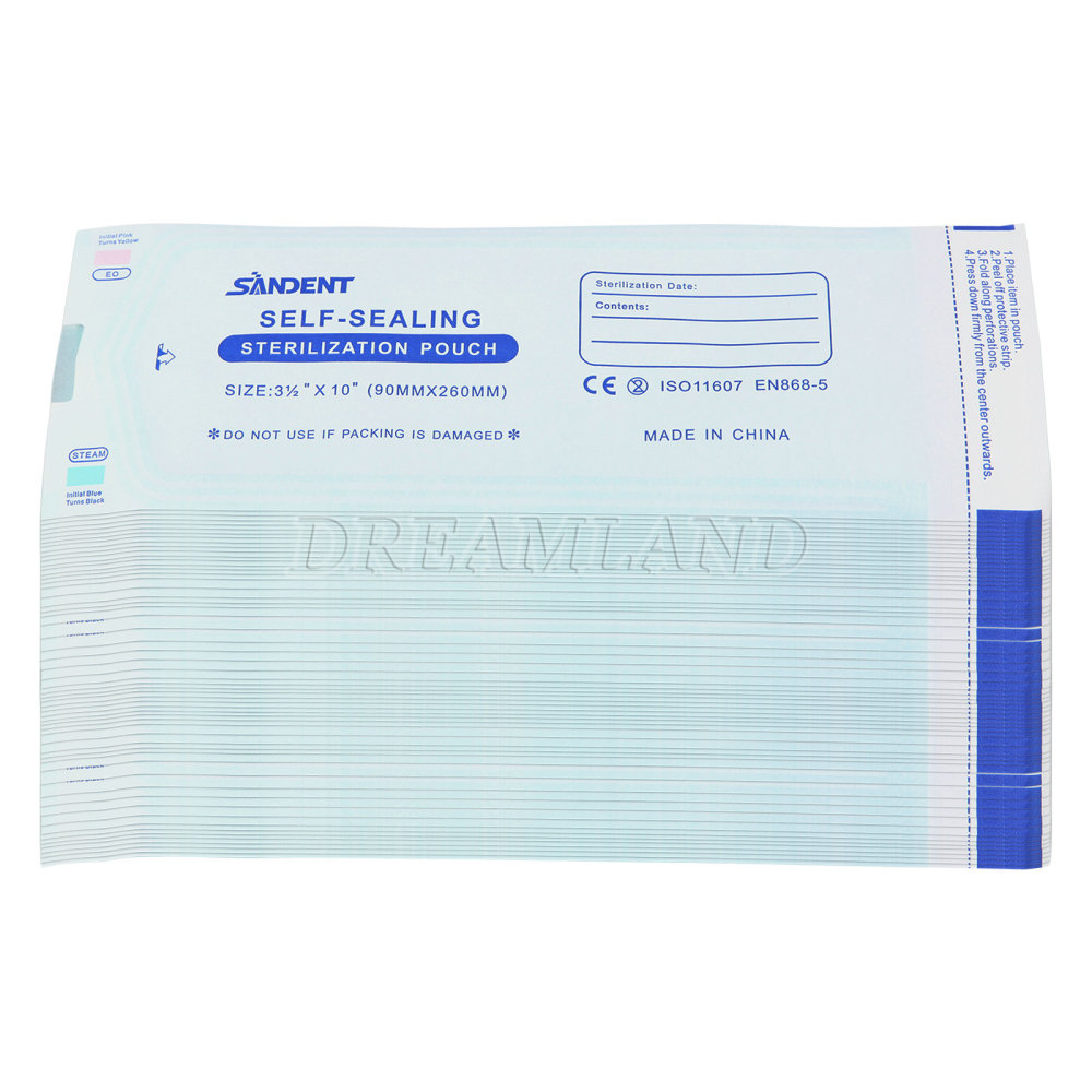 3.5" X 10" Self Sterilization Pouches Autoclave Pouch, Sterilizer Bags Dental US