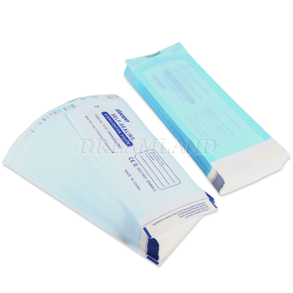 3.5" X 10" Self Sterilization Pouches Autoclave Pouch, Sterilizer Bags Dental US