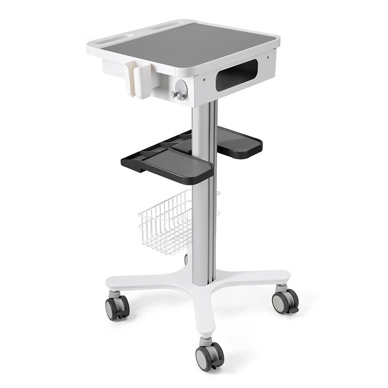 Dental Medical Endodontics Intraoral Scanner Cart Storage Trolley built-in plug