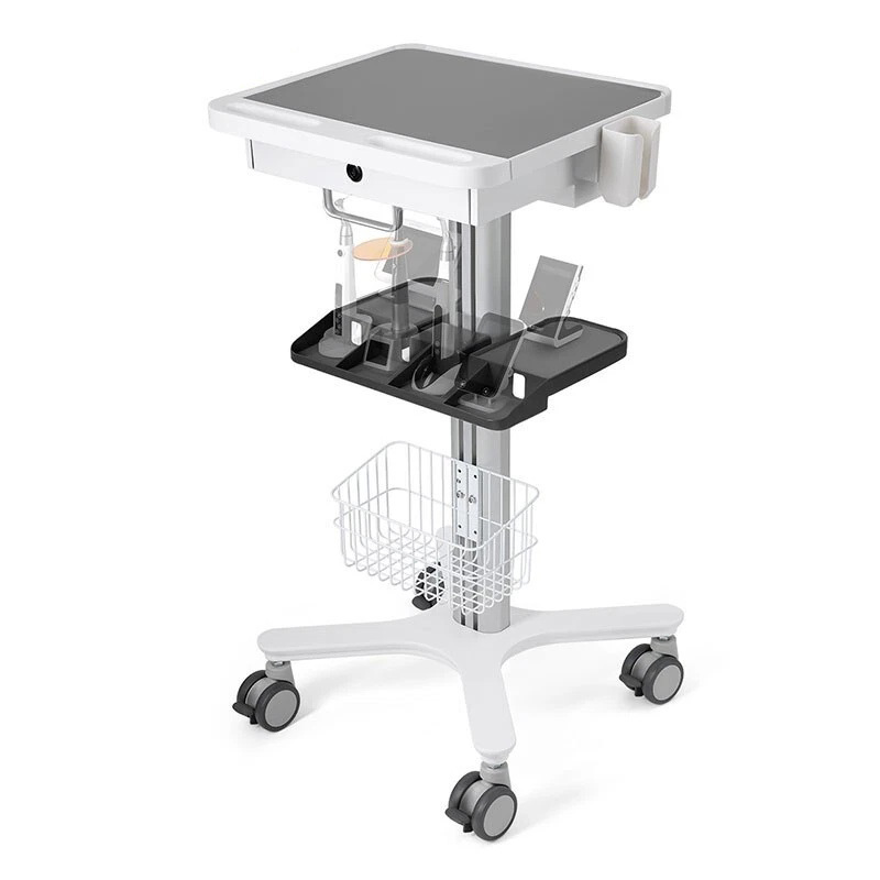 Dental Medical Endodontics Intraoral Scanner Cart Storage Trolley built-in plug
