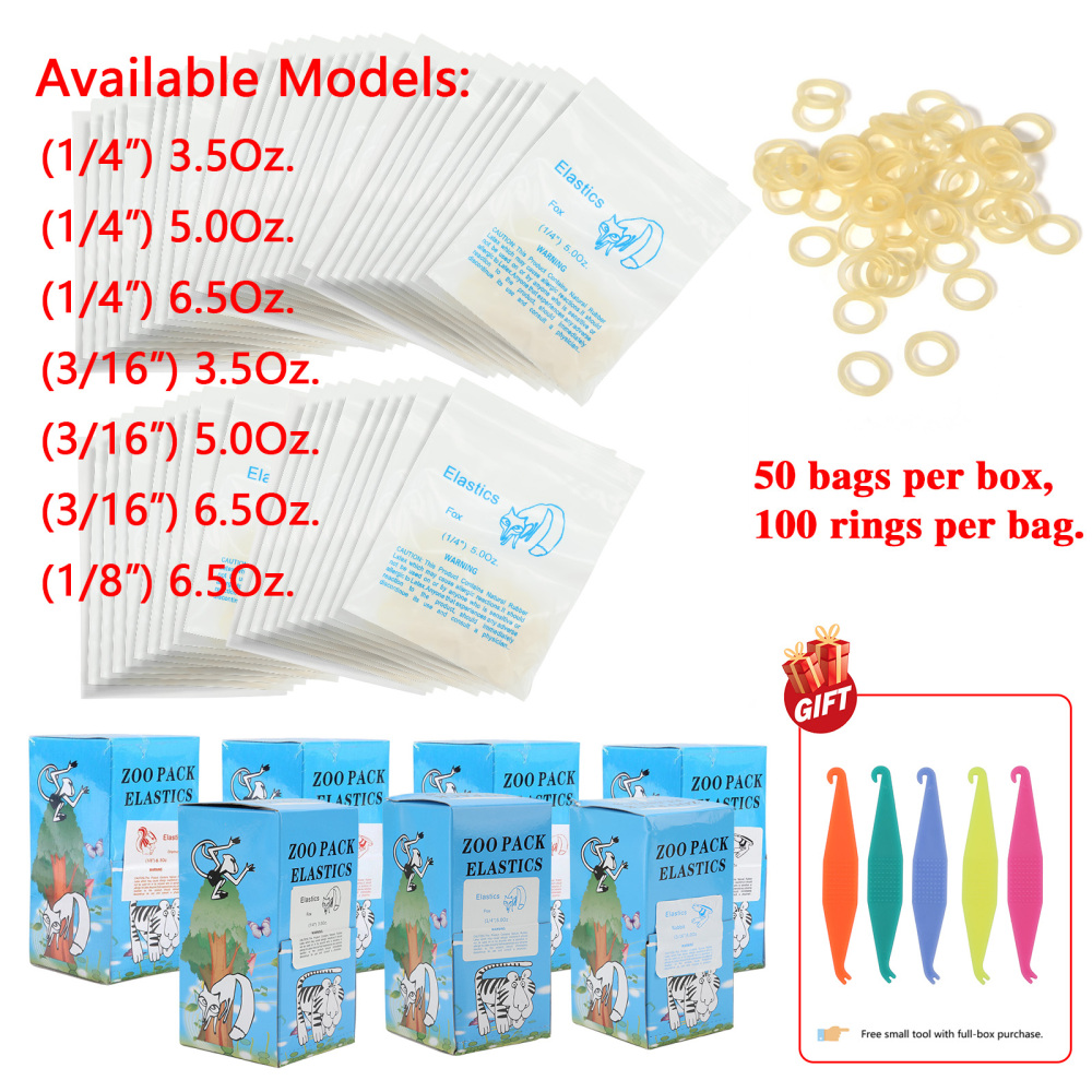 Dental Ortho Elastics Latex Braces Orthodontic Rubber Bands 5000pcs/box