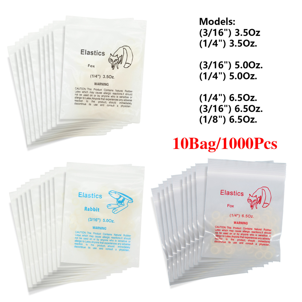 Dental Ortho Elastics Latex Braces Orthodontic Rubber Bands 5000pcs/box