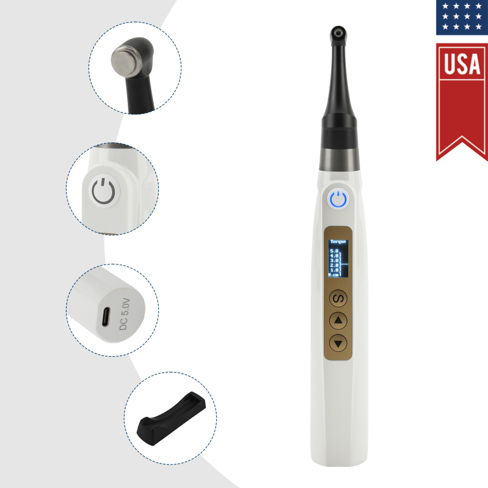 Mini Head Dental Endo Motor 10 Memory Programs 16:1 Reciprocating