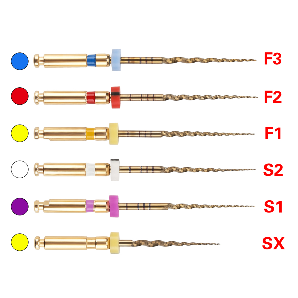 Dental Endo Heat Activated Rotary Niti Files Root Canal Engine Use SX-F3