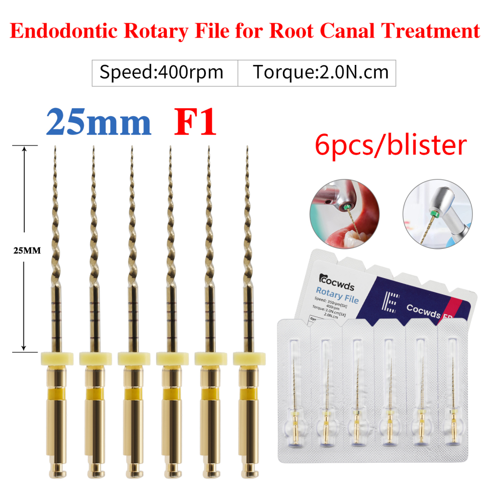 Dental Endo Heat Activated Rotary Niti Files Root Canal Engine Use SX-F3