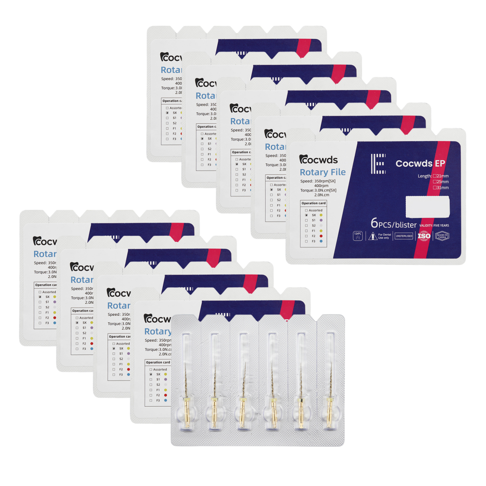 Dental Endo Heat Activated Rotary Niti Files Root Canal Engine Use SX-F3