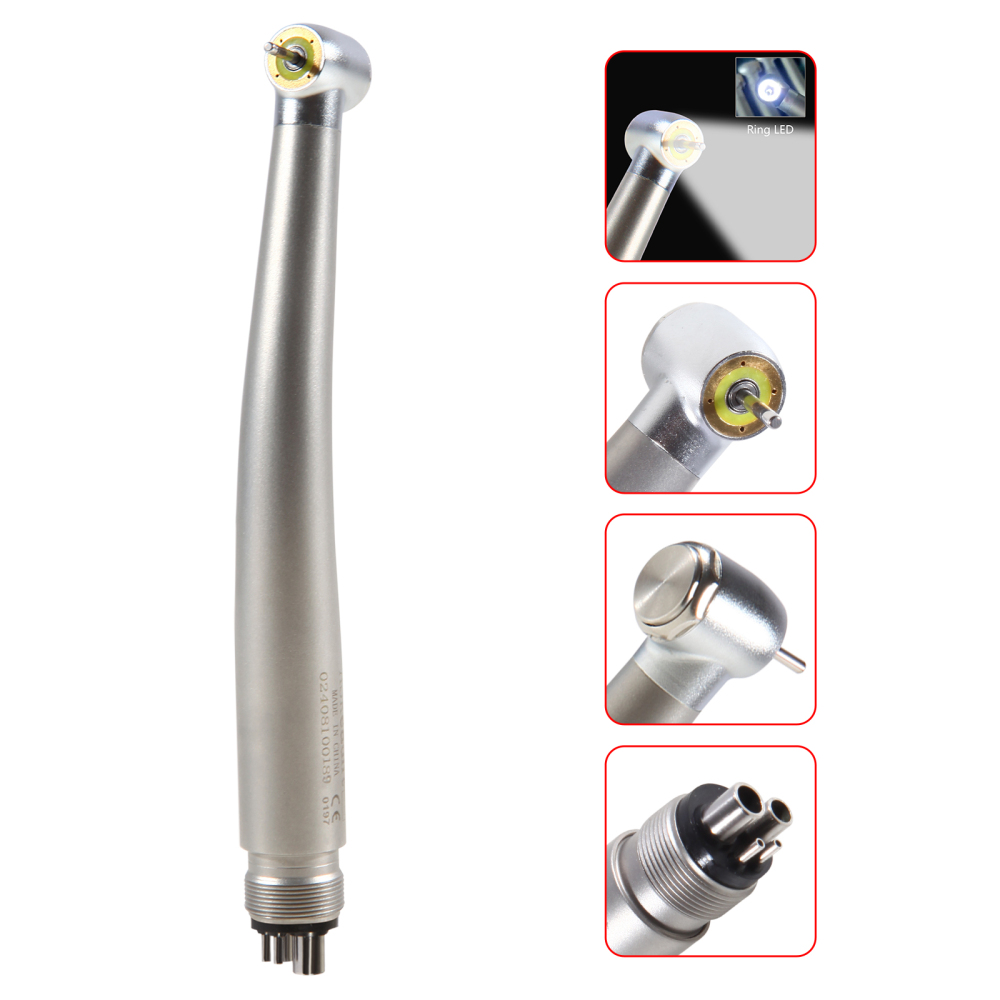 NSK Style Dental Ring LED High Speed Handpiece Shadowless E-Generator Turbine 4ole