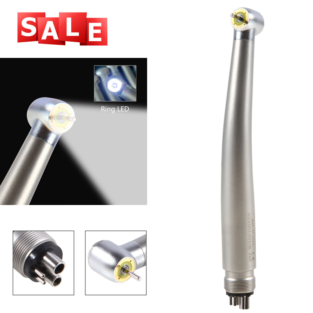 NSK Style Dental Ring LED High Speed Handpiece Shadowless E-Generator Turbine 4ole