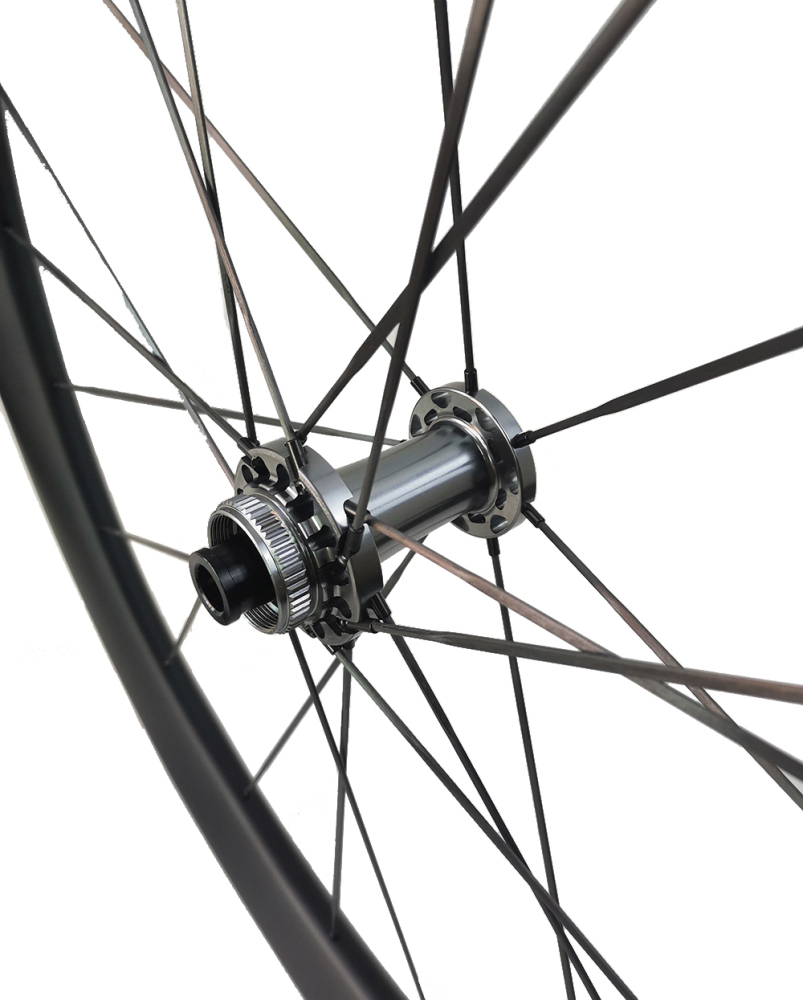 Carbon Speed 50mm depth 26 mm internal width disc brake gravel bike carbon wheelset 700C tubeless compatible
