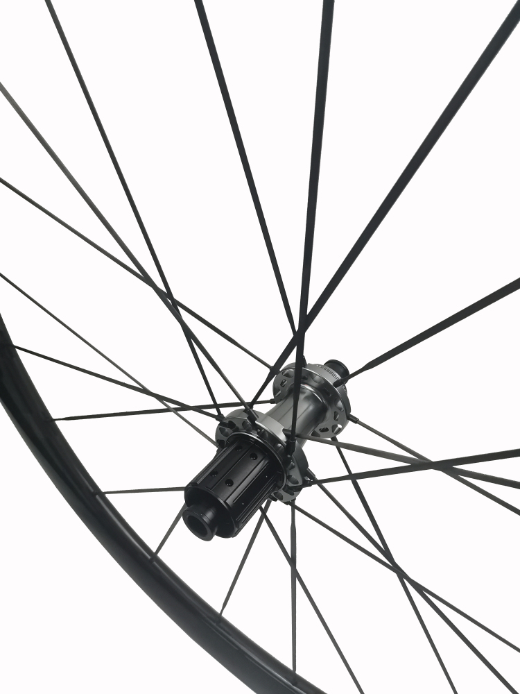 Carbon Speed Butterfly finish 21mm internal width disc brake road / gravel bike carbon wheelset 700C tubeless compatible