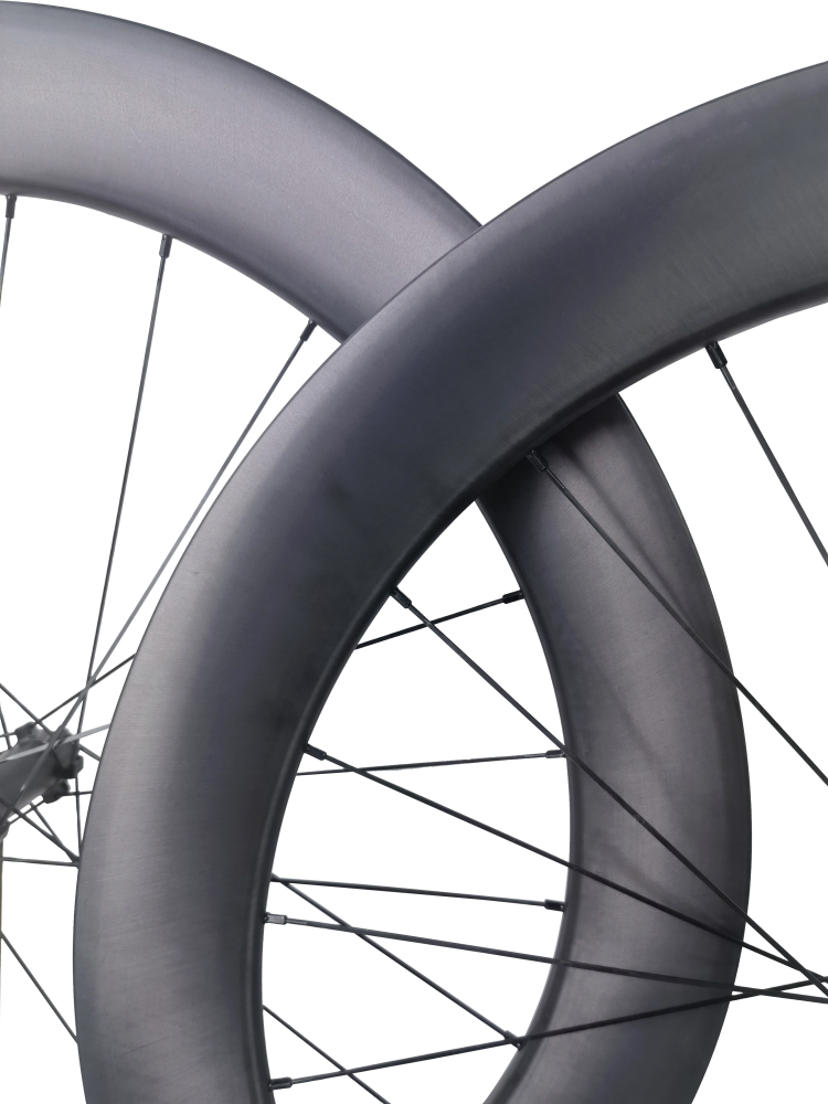 Carbon Speed  700C tubeless 65mm depth 26 mm internal width disc brake gravel bike carbon wheelset