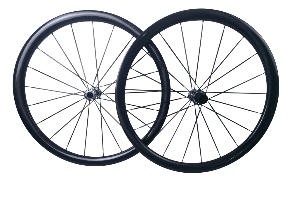 Carbon Speed  700C tubeless marble pattern finish disc brake road/gravel bike carbon wheelsets