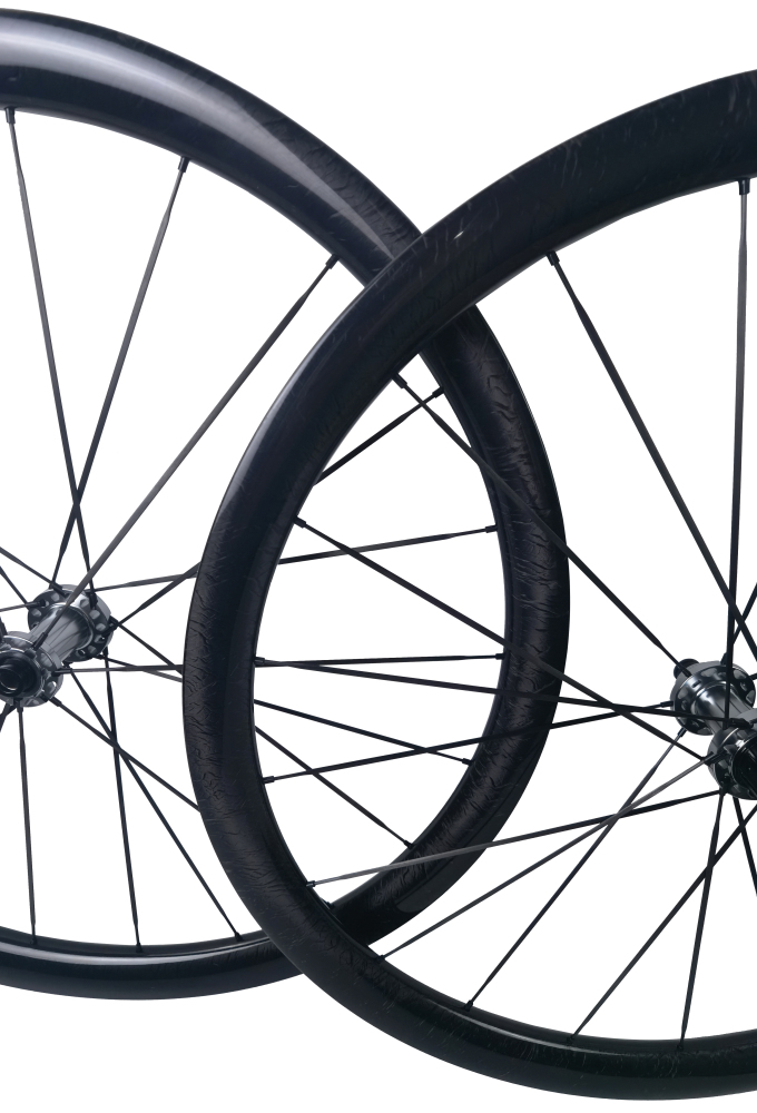 Carbon Speed  700C tubeless marble pattern finish disc brake road/gravel bike carbon wheelsets