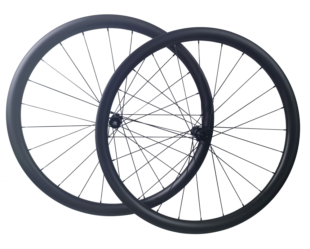 Carbon Speed  700C clincher tubeless ready 26 mm internal width disc brake road/gravel bike carbon wheelsets