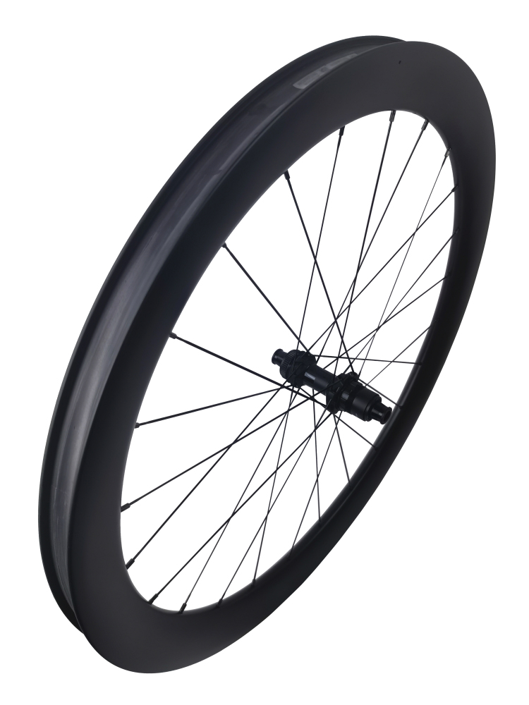 700C tubeless 50mm depth 28 mm internal width disc brake gravel bike carbon wheelset with DT180 hubs