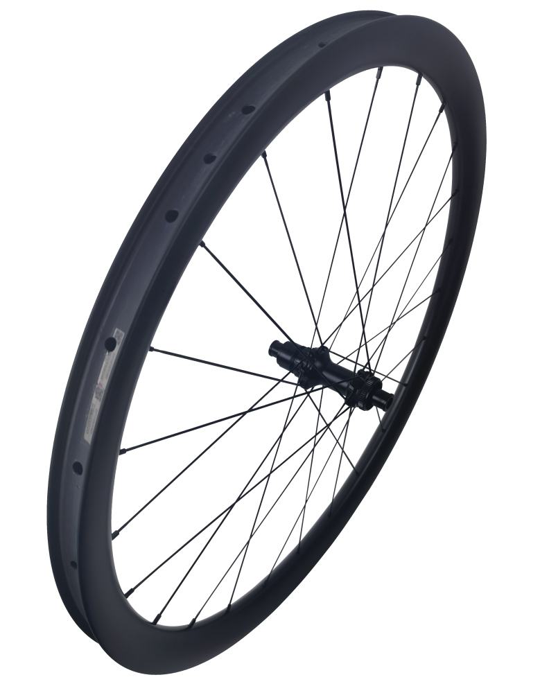 Carbon Speed  700C clincher tubeless ready 26 mm internal width disc brake road/gravel bike carbon wheelsets
