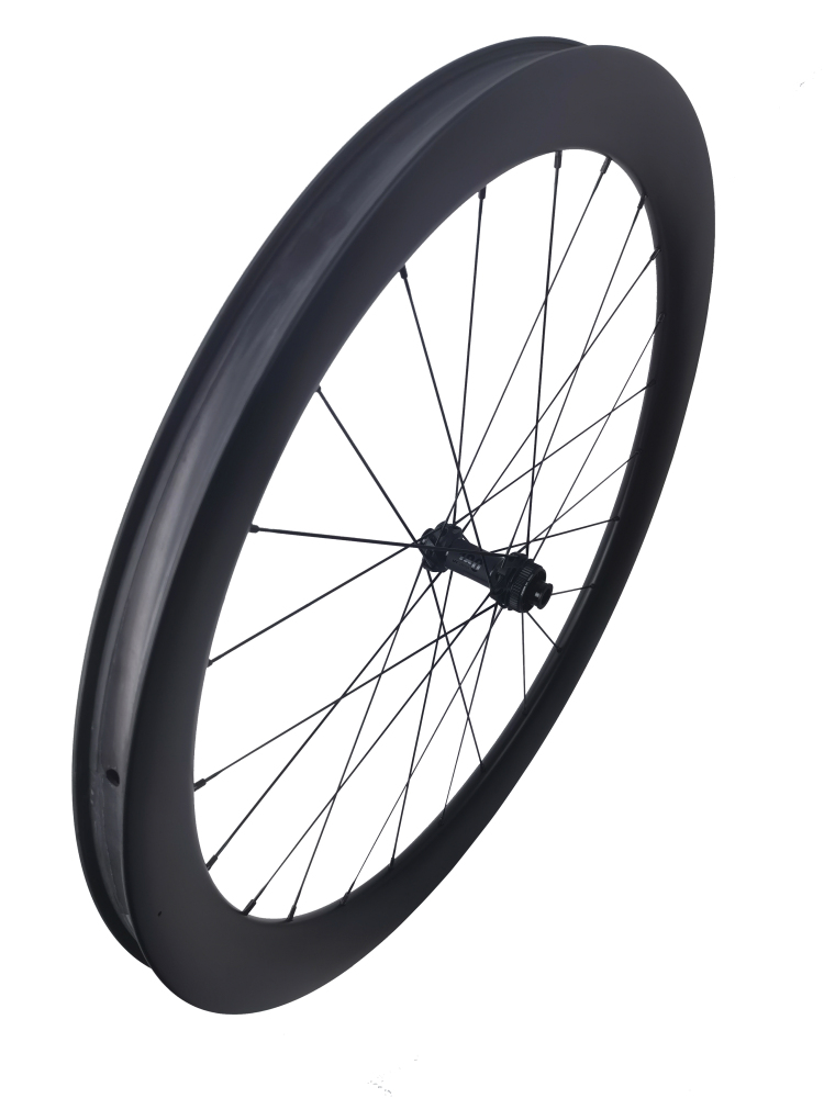 700C tubeless 50mm depth 28 mm internal width disc brake gravel bike carbon wheelset with DT180 hubs