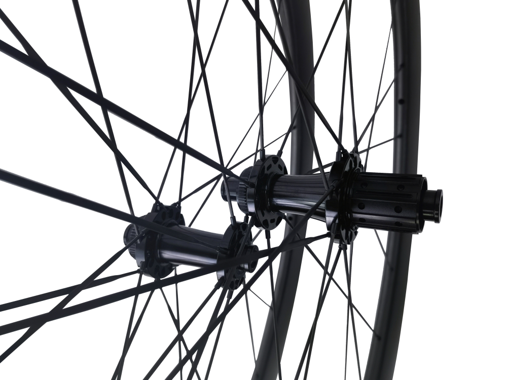 Carbon Speed T800 50mm depth 21.4mm internal width disc brake road / gravel bike carbon spokes wheelsets 700C tubeless compatible