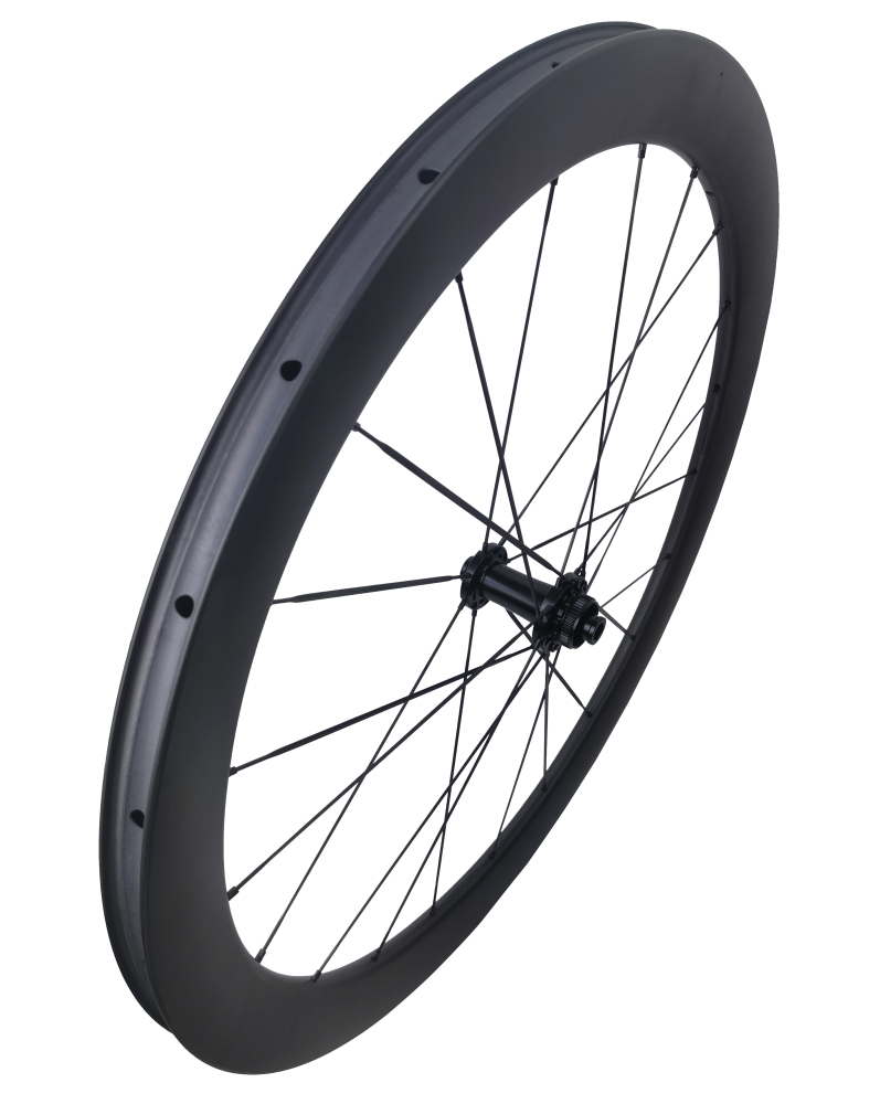 Carbon Speed T800 50mm depth 21.4mm internal width disc brake road / gravel bike carbon spokes wheelsets 700C tubeless compatible