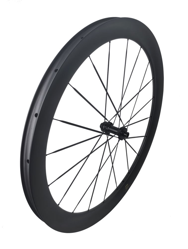 Carbon Speed T1100 carbon 700C 26mm internal wide front 50 rear 65 depth road/gravel bike wheelsets with 20/20H straight through version hubs