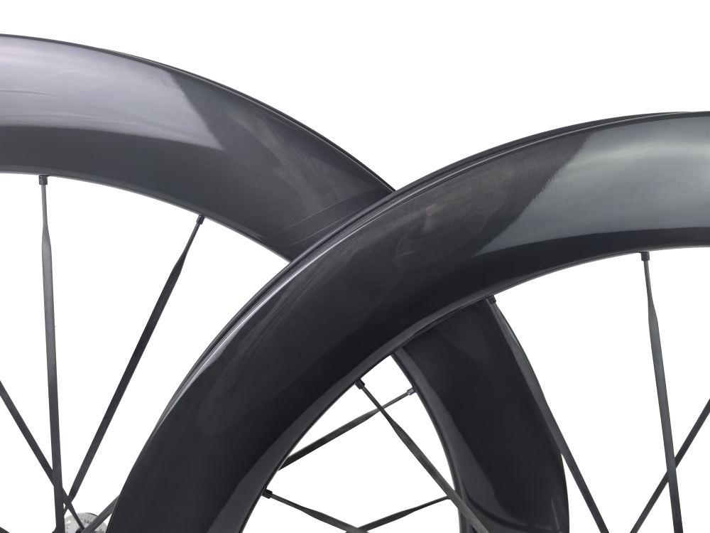 Carbon Speed T800 carbon 700C 65mm depth 26mm internal wide road/gravel bike wheelsets with 20/20H straight through version hubs carbon spokes