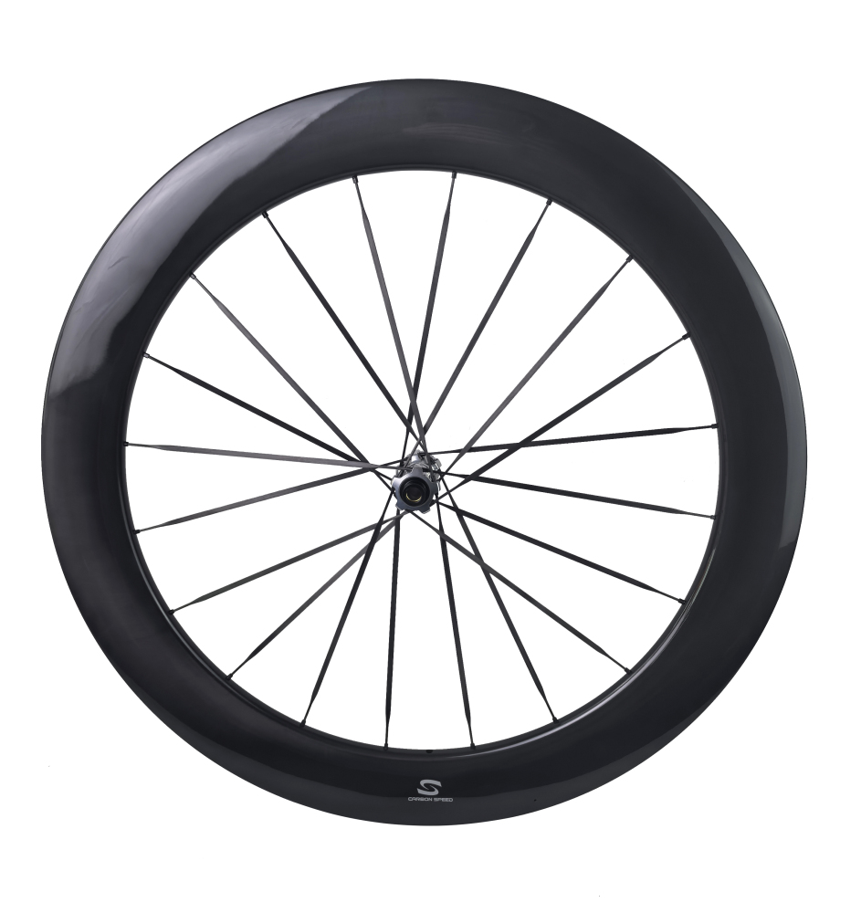 Carbon Speed T800 carbon 700C 65mm depth 26mm internal wide road/gravel bike wheelsets with 20/20H straight through version hubs carbon spokes