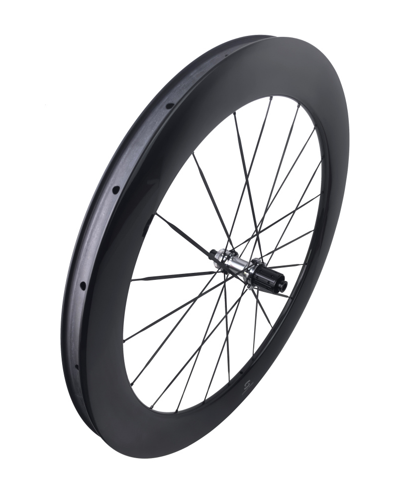 Carbon Speed T800 carbon 700C 65mm depth 26mm internal wide road/gravel bike wheelsets with 20/20H straight through version hubs carbon spokes