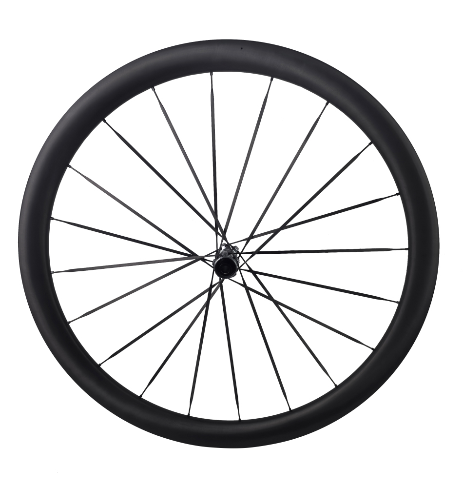 Carbon Speed 700C T1100 carbon 26mm internal wide front 40 rear 50 depth road/gravel bike wheelsets with 20/20H straight through version hubs