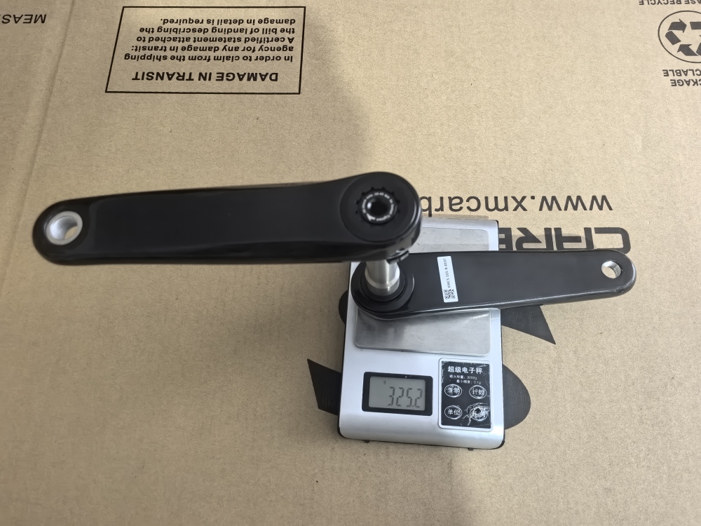Carbon Speed brand new 24mm titanium spindle carbon fiber crankset
