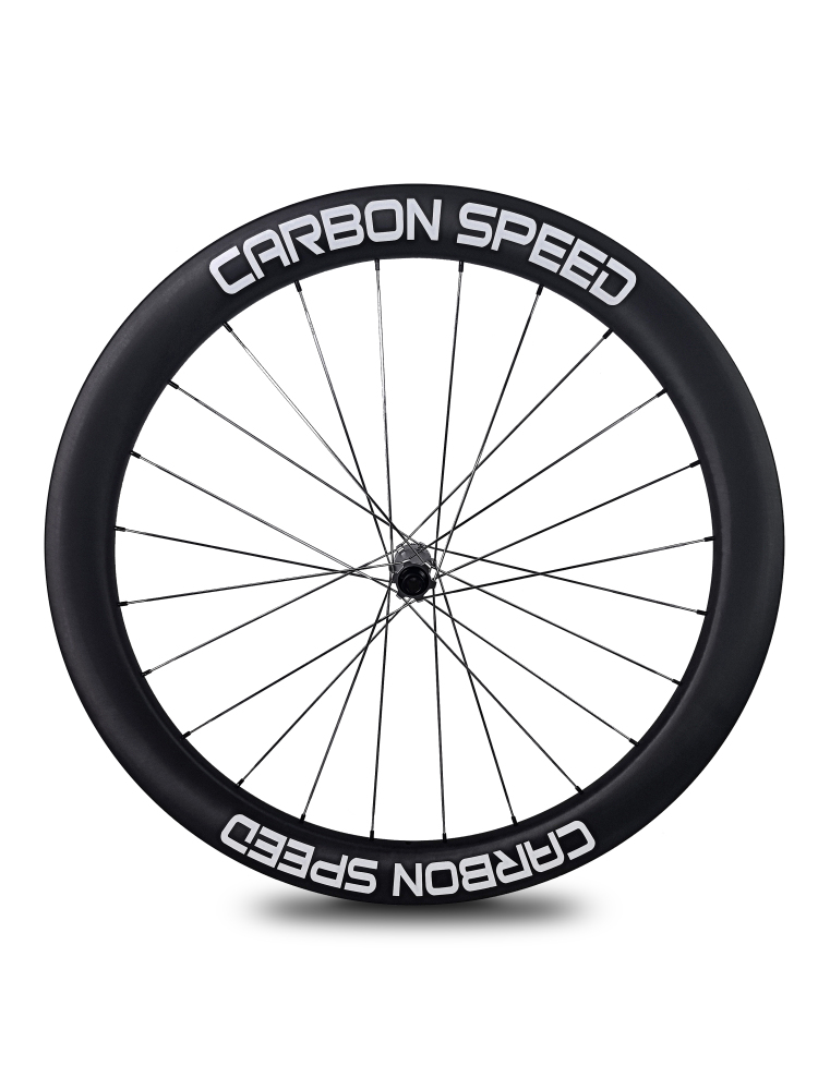 Carbon Speed T1100 carbon 700C 53mm depth 32.5mm internal 41mm external width gravel wheelsets with titanium spokes